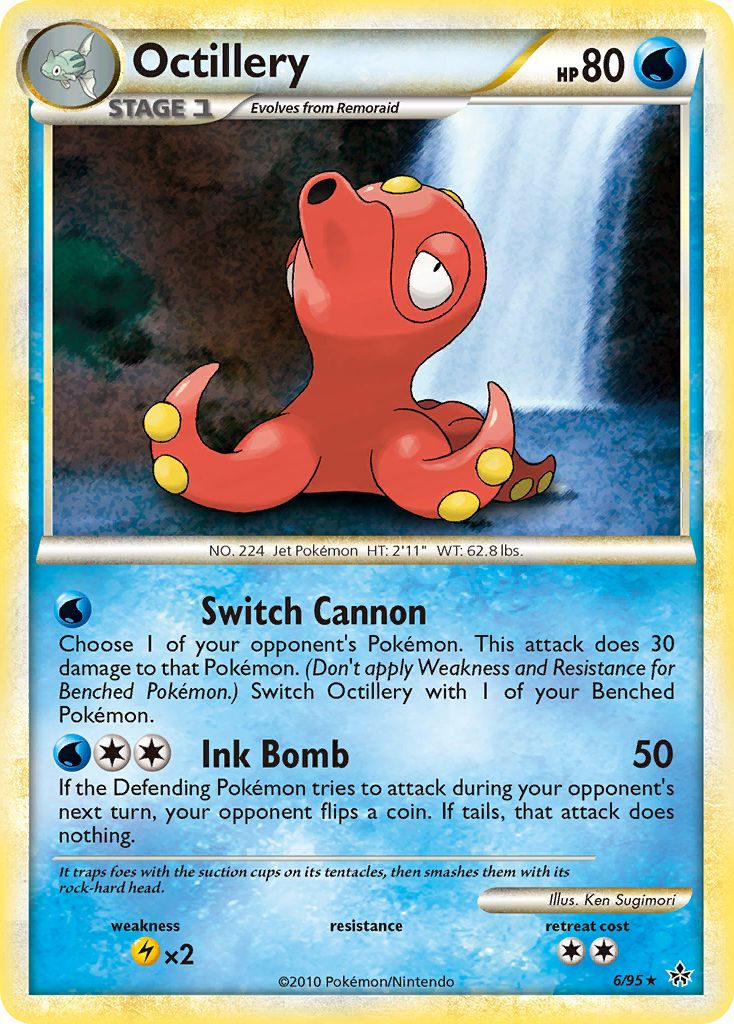 Octillery (6/95) [HeartGold & SoulSilver: Unleashed] | Exor Games Bridgewater