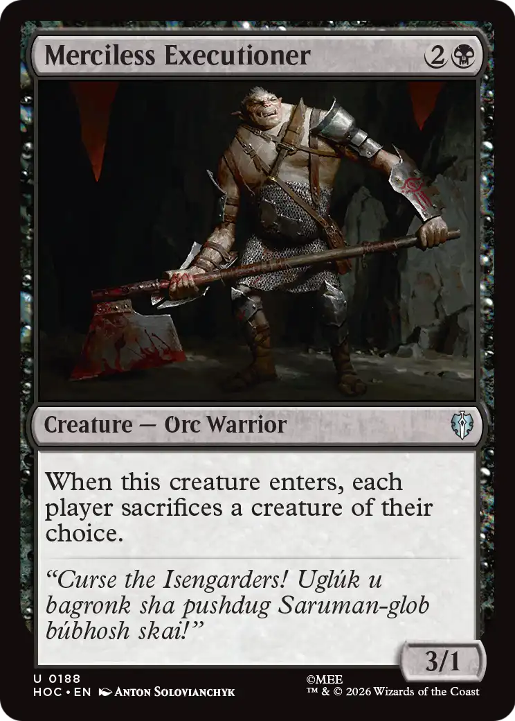 Merciless Executioner [The Hobbit: Eternal-Legal] | Exor Games Bridgewater