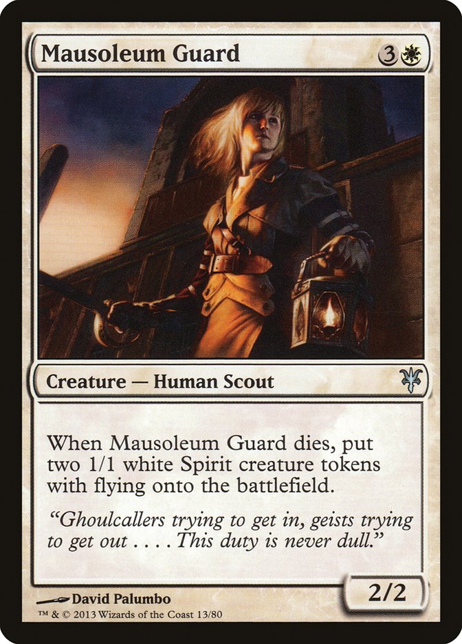 Mausoleum Guard [Duel Decks: Sorin vs. Tibalt] | Exor Games Bridgewater