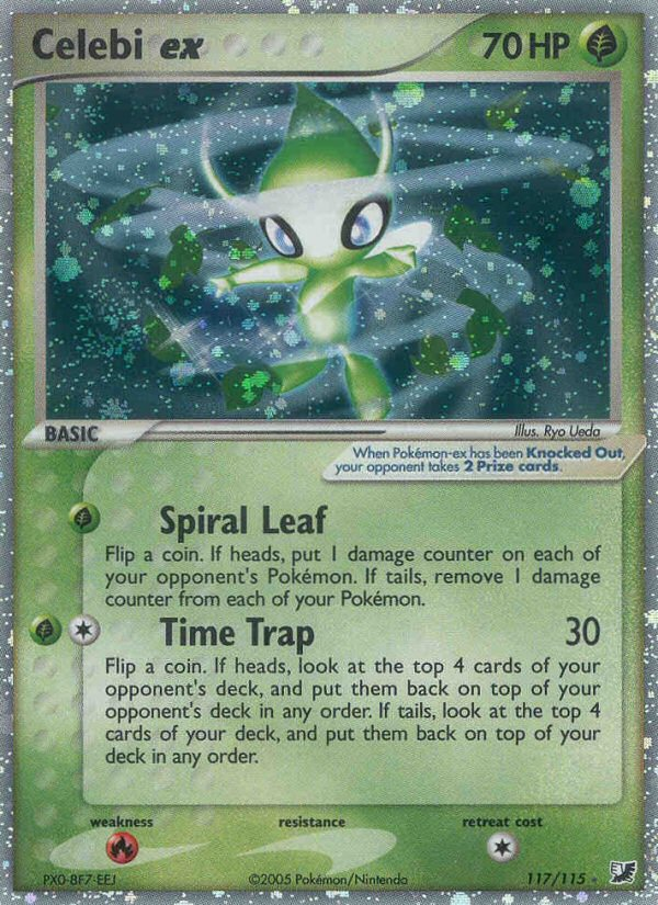 Celebi ex (117/115) [EX: Unseen Forces] | Exor Games Bridgewater