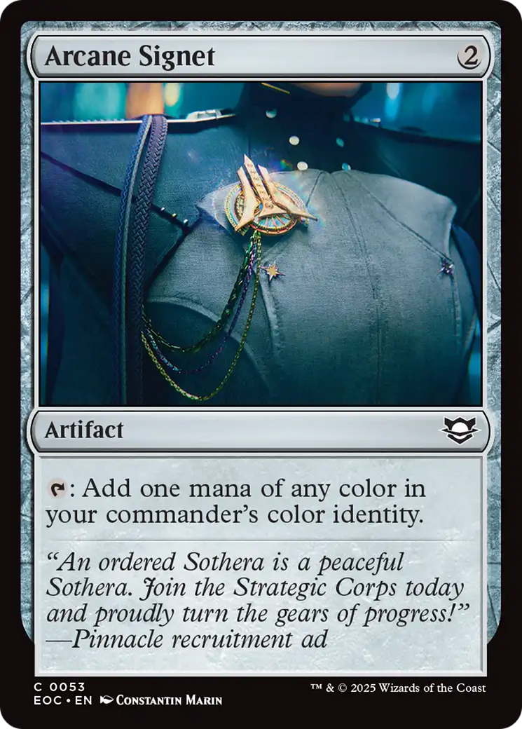Arcane Signet [Edge of Eternities Commander] | Exor Games Bridgewater