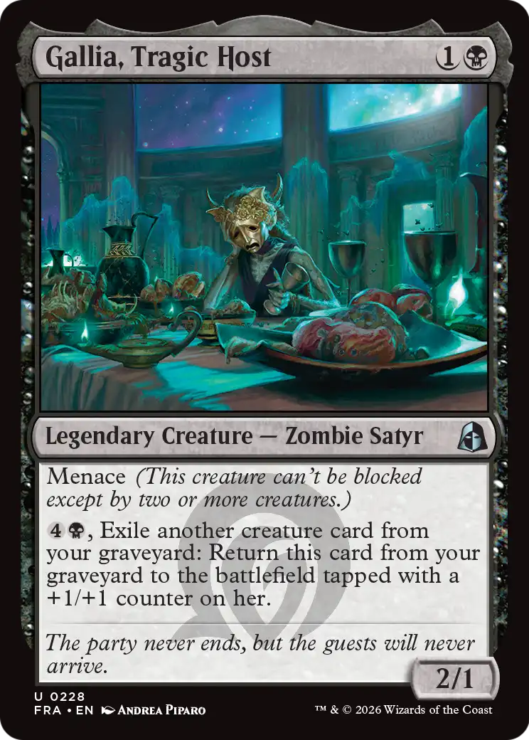 Gallia, Tragic Host [Reality Fracture] | Exor Games Bridgewater