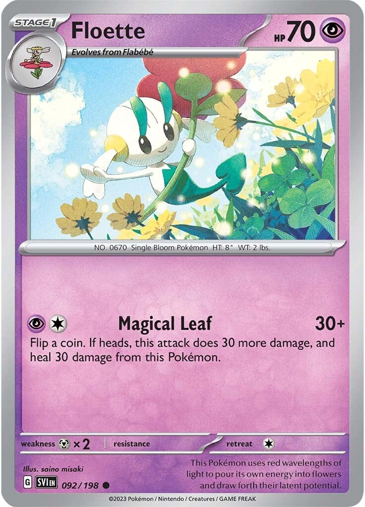 Floette (092/198) [Scarlet & Violet: Base Set] | Exor Games Bridgewater