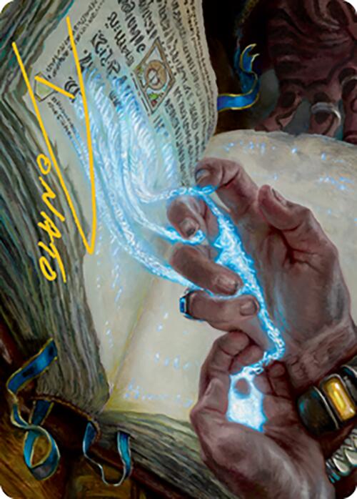 Mystic Redaction Art Card (Gold-Stamped Signature) [Modern Horizons 2 Art Series] | Exor Games Bridgewater