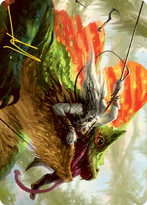 Captured by Lagacs Art Card (Gold-Stamped Signature) [Modern Horizons 2 Art Series] | Exor Games Bridgewater