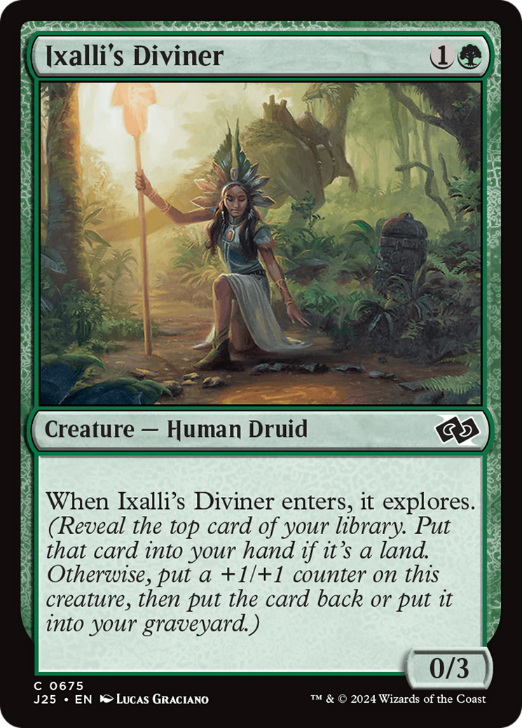 Ixalli's Diviner [Foundations Jumpstart] | Exor Games Bridgewater
