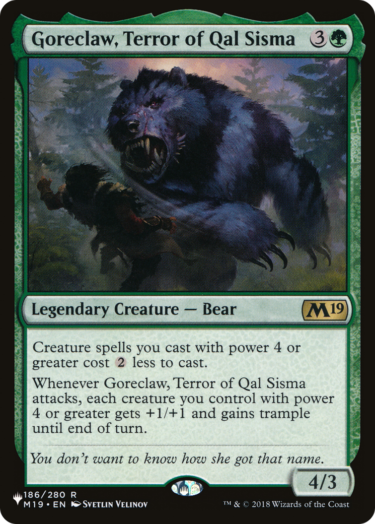 Goreclaw, Terror of Qal Sisma [The List] | Exor Games Bridgewater
