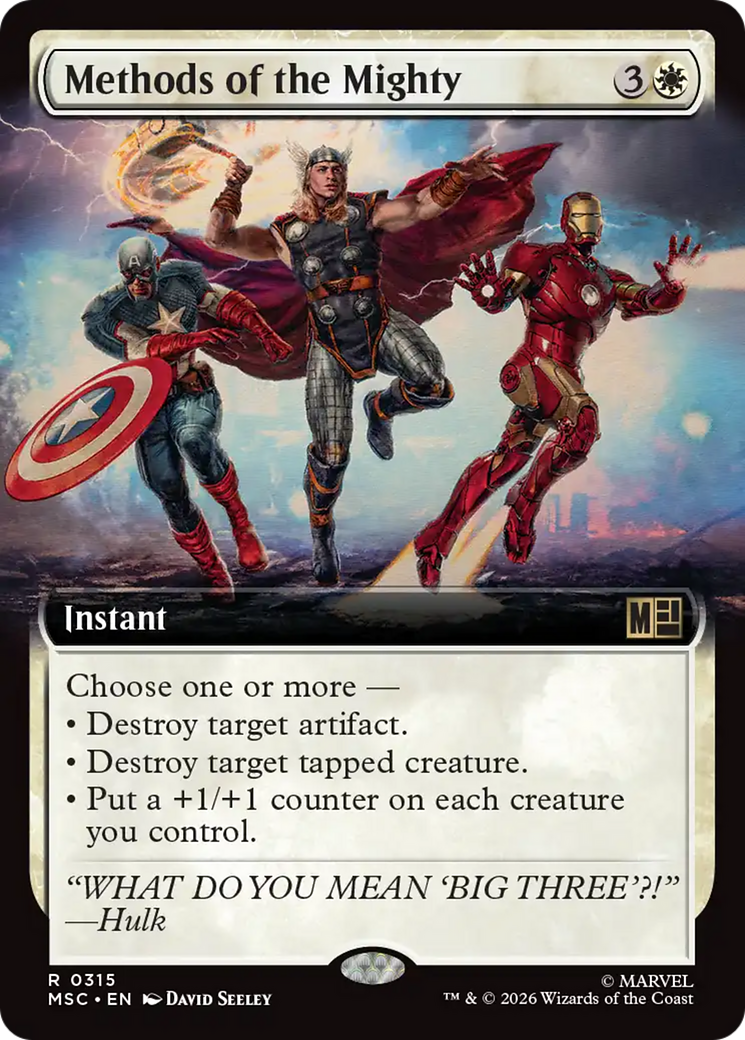Methods of the Mighty (Extended Art) [Marvel Super Heroes Commander] | Exor Games Bridgewater