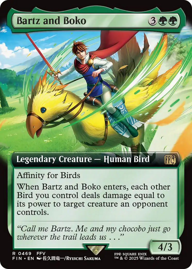 Bartz and Boko (Extended Art) [FINAL FANTASY] | Exor Games Bridgewater