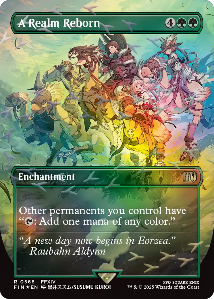 A Realm Reborn (Borderless) (Chocobo Track Foil) [FINAL FANTASY] | Exor Games Bridgewater