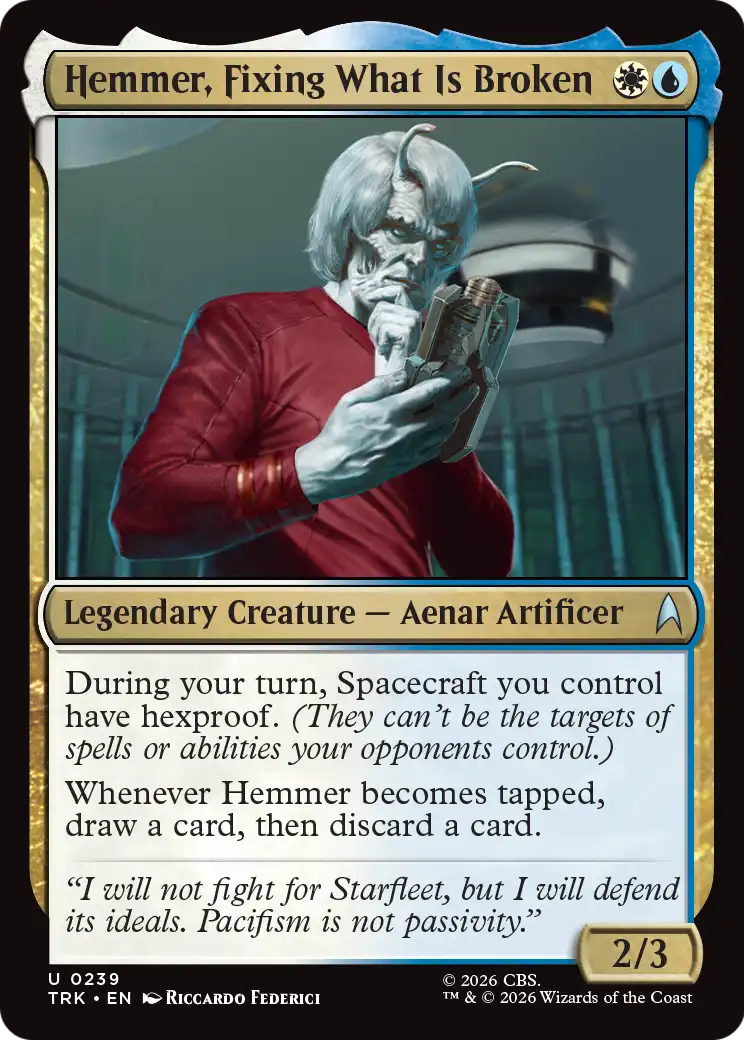 Hemmer, Fixing What Is Broken [Star Trek] | Exor Games Bridgewater