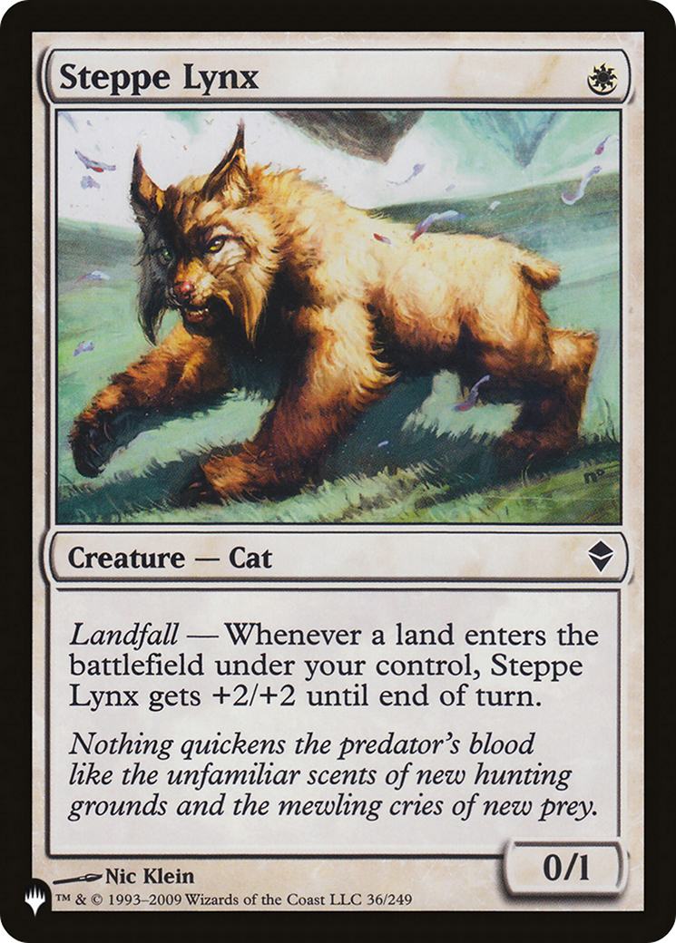 Steppe Lynx [The List Reprints] | Exor Games Bridgewater