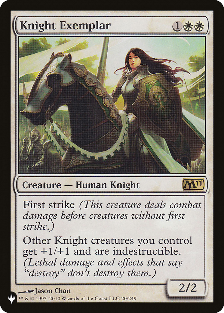 Knight Exemplar (Magic 2011) [The List] | Exor Games Bridgewater