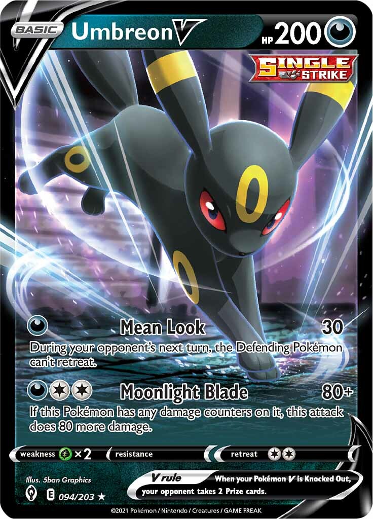 Umbreon V (094/203) [Sword & Shield: Evolving Skies] | Exor Games Bridgewater