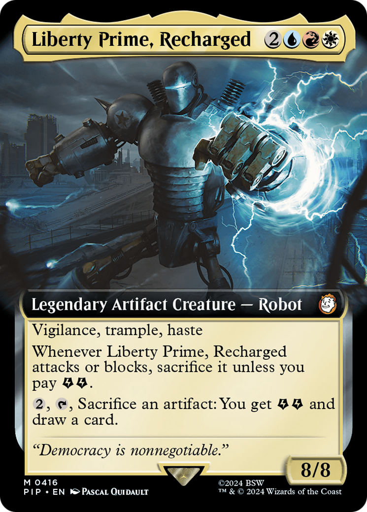 Liberty Prime, Recharged (Extended Art) [Fallout] | Exor Games Bridgewater