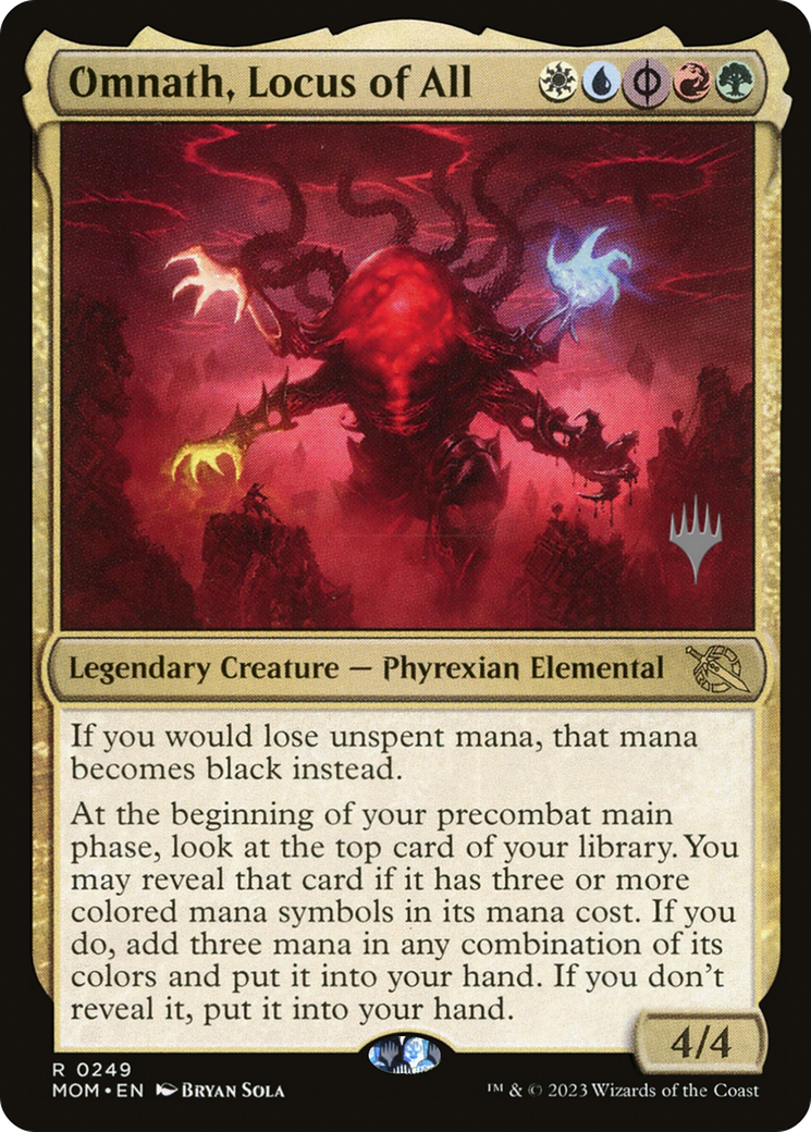 Omnath, Locus of All (Promo Pack) [March of the Machine Promos] | Exor Games Bridgewater