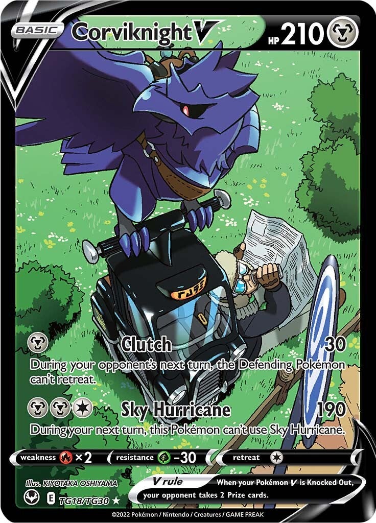 Corviknight V (TG18/TG30) [Sword & Shield: Silver Tempest] | Exor Games Bridgewater