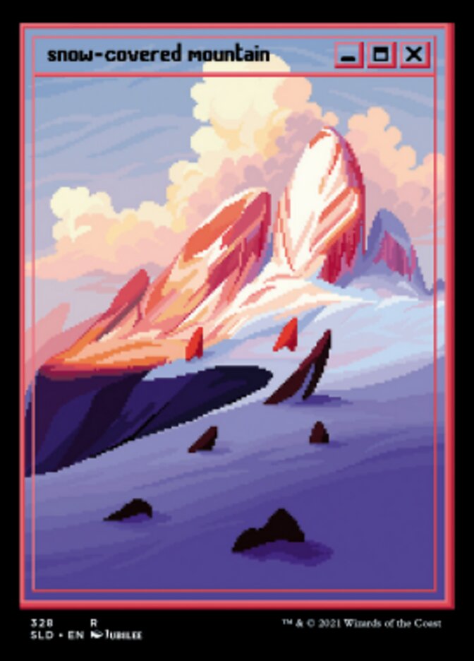 Snow-Covered Mountain (328) [Secret Lair Drop Series] | Exor Games Bridgewater