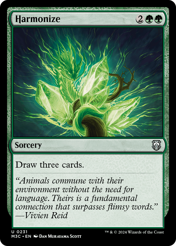 Harmonize (Ripple Foil) [Modern Horizons 3 Commander] | Exor Games Bridgewater