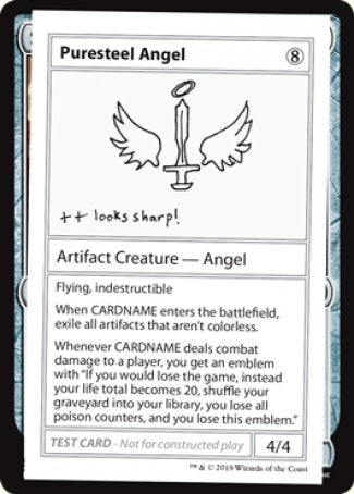 Puresteel Angel (2021 Edition) [Mystery Booster Playtest Cards] | Exor Games Bridgewater