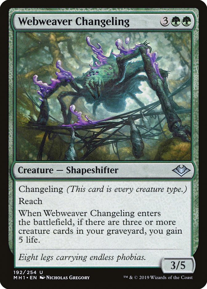 Webweaver Changeling [Modern Horizons] | Exor Games Bridgewater