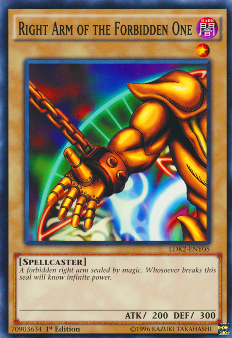 Right Arm of the Forbidden One [LDK2-ENY05] Common | Exor Games Bridgewater