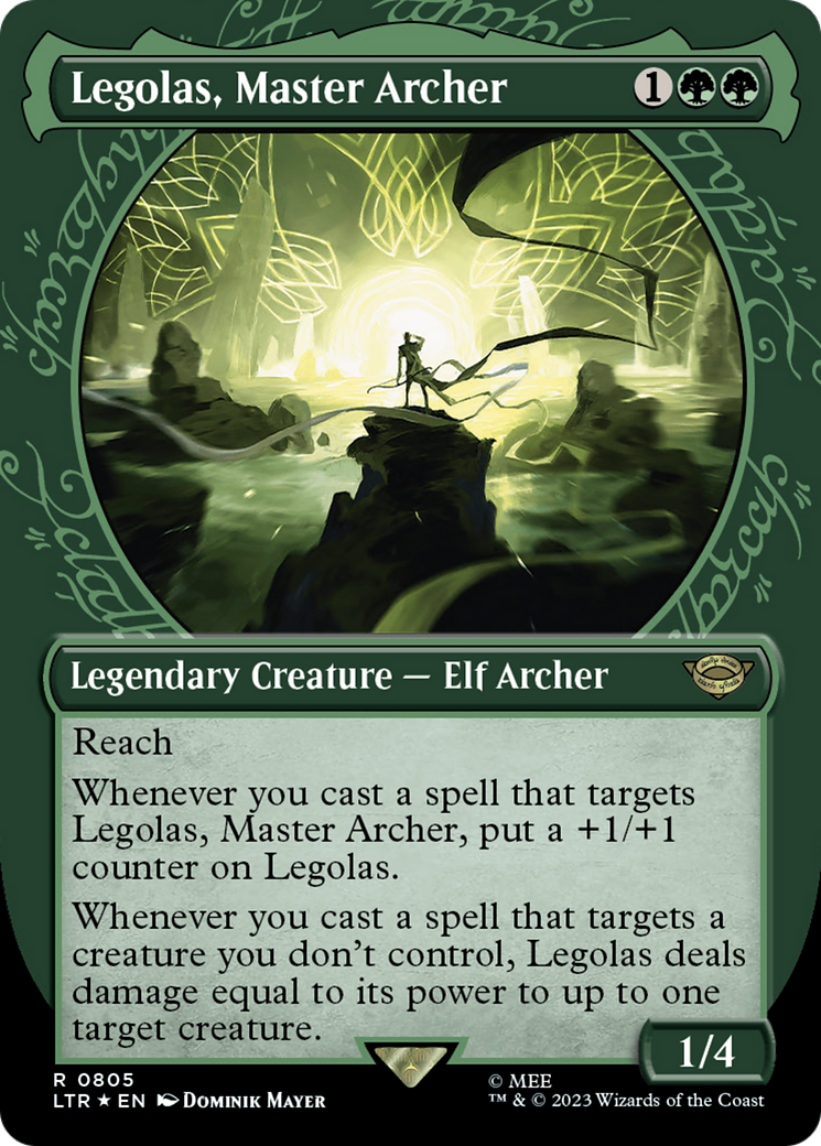 Legolas, Master Archer (Showcase) (Surge Foil) [The Lord of the Rings: Tales of Middle-Earth] | Exor Games Bridgewater