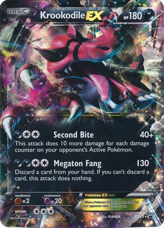 Krookodile EX (XY25) (Jumbo Card) [XY: Black Star Promos] | Exor Games Bridgewater