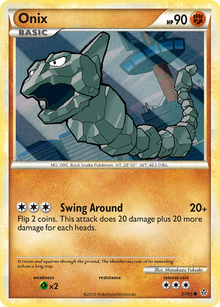 Onix (57/95) [HeartGold & SoulSilver: Unleashed] | Exor Games Bridgewater