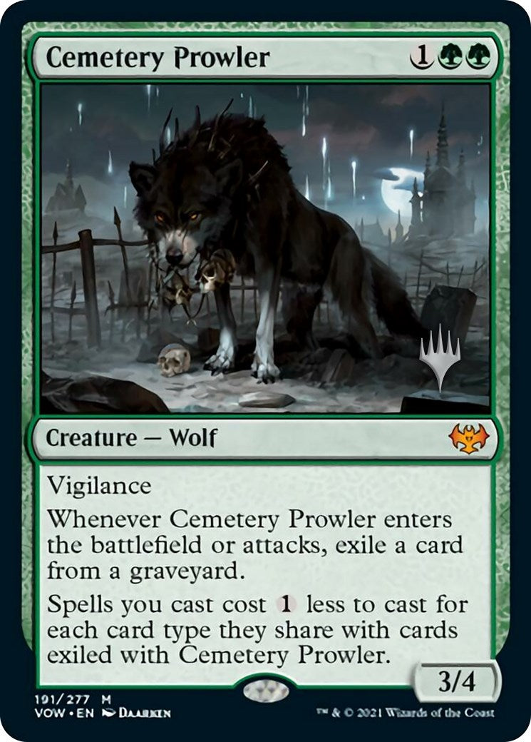 Cemetery Prowler (Promo Pack) [Aetherdrift Promos] | Exor Games Bridgewater