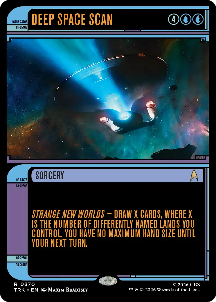 Deep Space Scan (Showcase) [Star Trek] | Exor Games Bridgewater