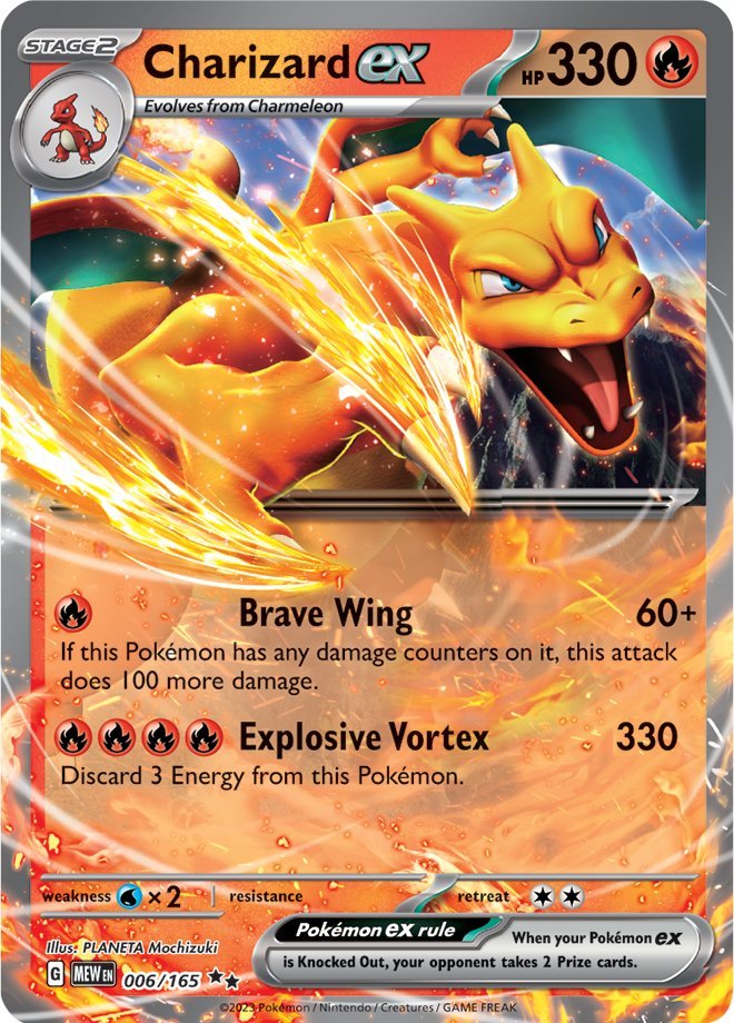 Charizard ex (006/165) [Scarlet & Violet: 151] | Exor Games Bridgewater