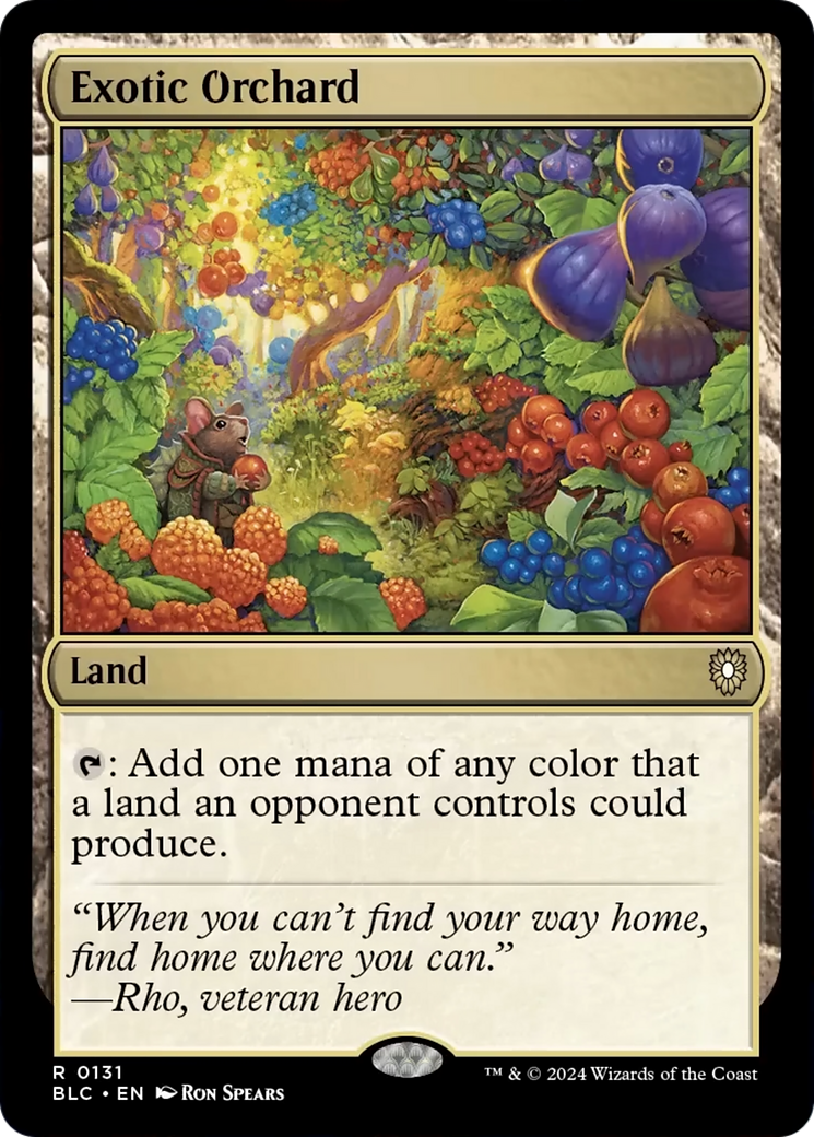 Exotic Orchard [Bloomburrow Commander] | Exor Games Bridgewater