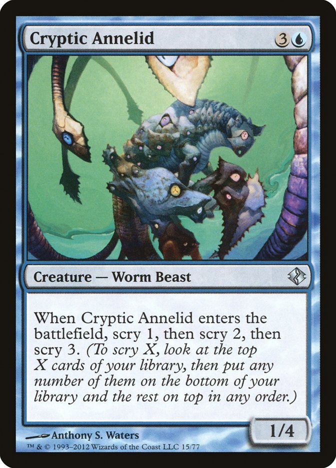 Cryptic Annelid [Duel Decks: Venser vs. Koth] | Exor Games Bridgewater