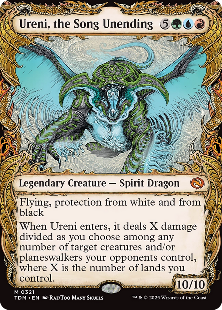 Ureni, the Song Unending (Showcase) [Tarkir: Dragonstorm] | Exor Games Bridgewater