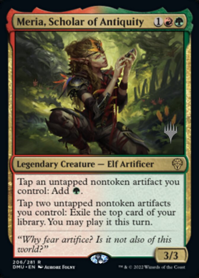 Meria, Scholar of Antiquity (Promo Pack) [Dominaria United Promos] | Exor Games Bridgewater