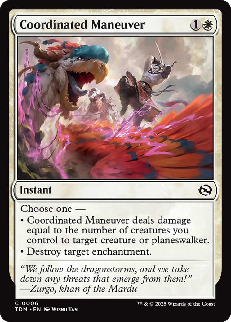 Coordinated Maneuver [Tarkir: Dragonstorm] | Exor Games Bridgewater