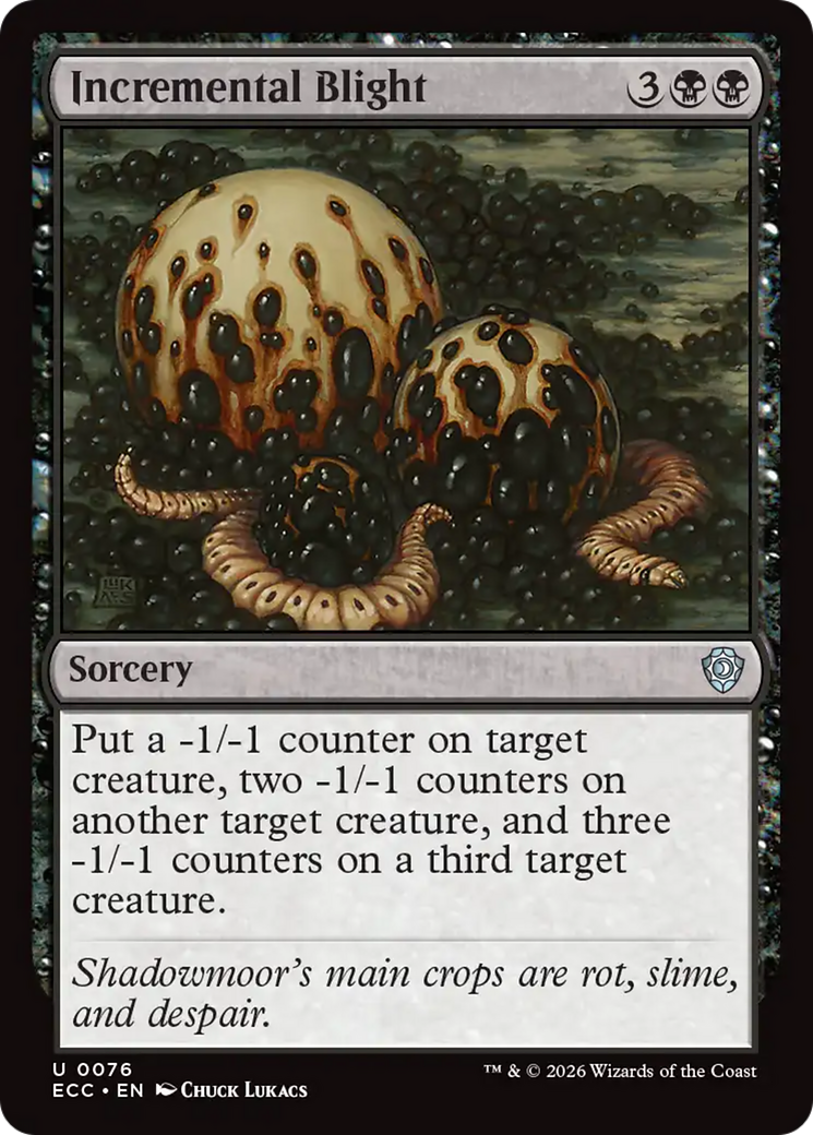 Incremental Blight [Lorwyn Eclipsed Commander] | Exor Games Bridgewater