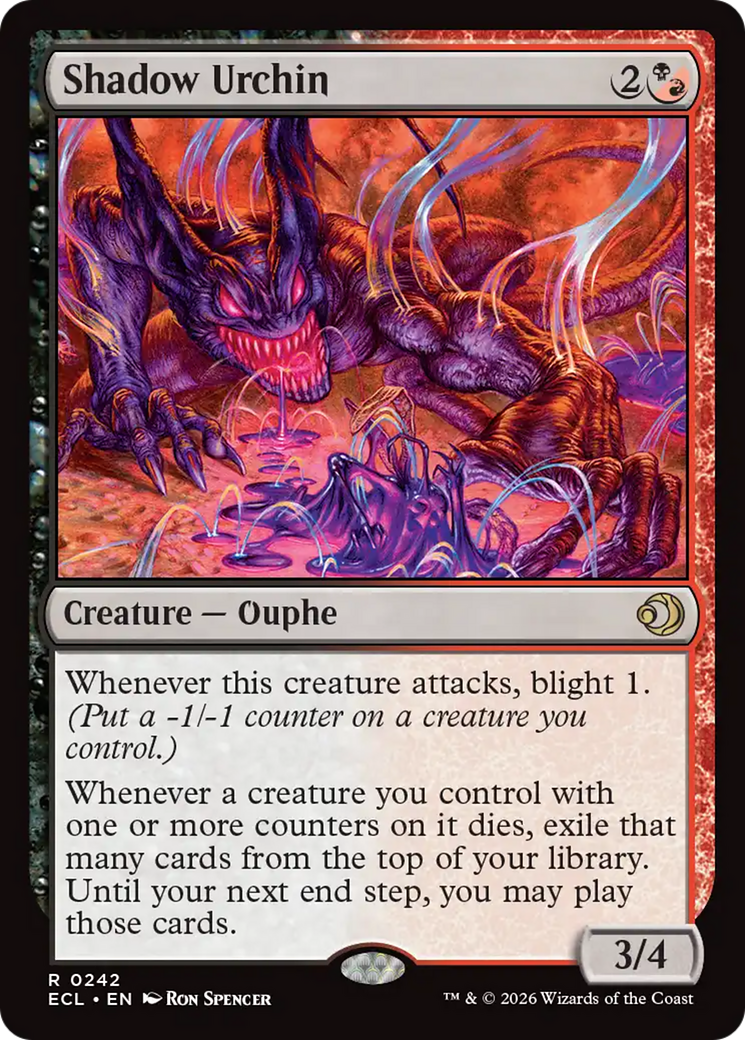 Shadow Urchin [Lorwyn Eclipsed] | Exor Games Bridgewater