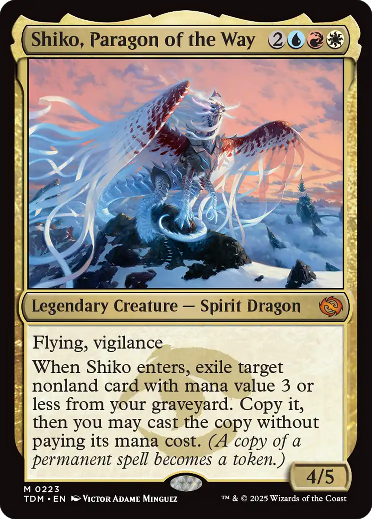 Shiko, Paragon of the Way [Tarkir: Dragonstorm] | Exor Games Bridgewater