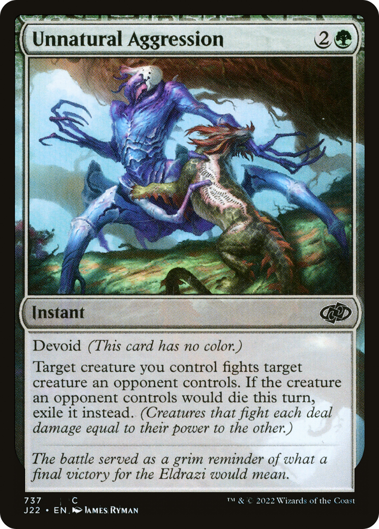 Unnatural Aggression [Jumpstart 2022] | Exor Games Bridgewater