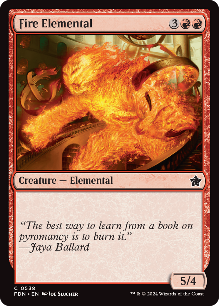 Fire Elemental [Foundations] | Exor Games Bridgewater