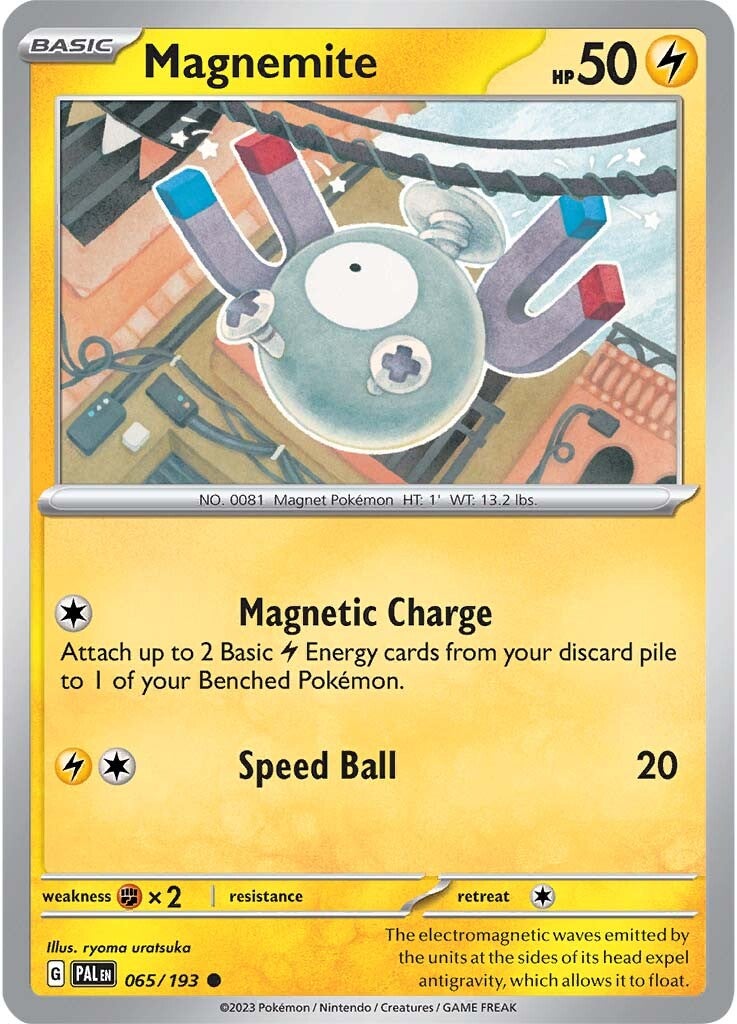 Magnemite (065/193) [Scarlet & Violet: Paldea Evolved] | Exor Games Bridgewater