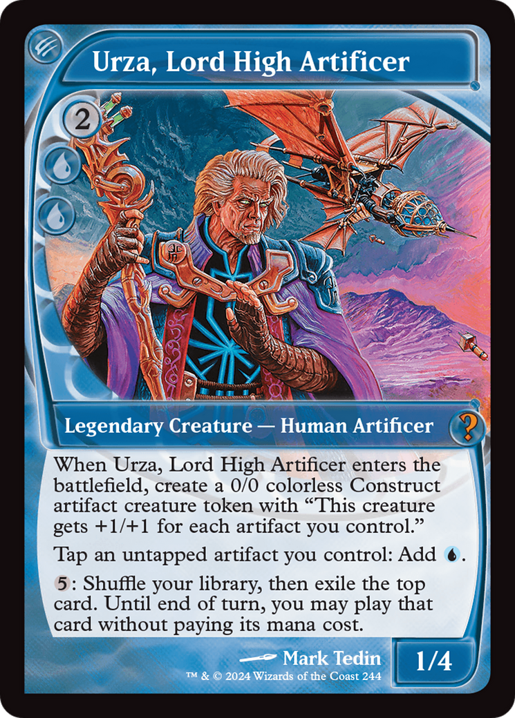 Urza, Lord High Artificer (Future Sight) [Mystery Booster 2] | Exor Games Bridgewater