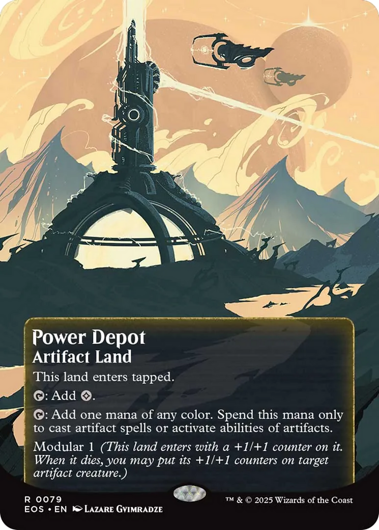 Power Depot (0079) (Borderless) [Edge of Eternities: Stellar Sights] | Exor Games Bridgewater