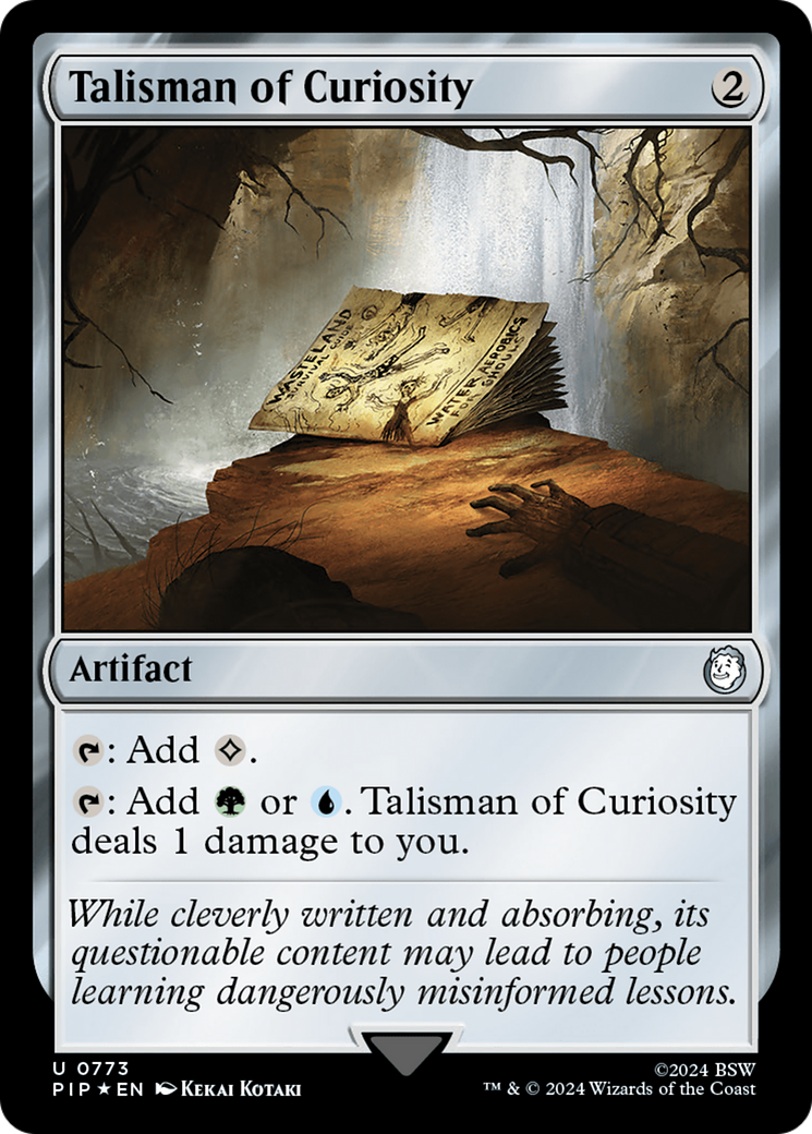 Talisman of Curiosity (Surge Foil) [Fallout] | Exor Games Bridgewater