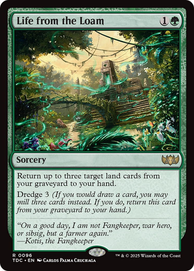 Life from the Loam [Tarkir: Dragonstorm Commander] | Exor Games Bridgewater
