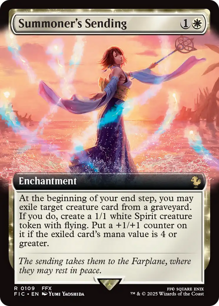 Summoner's Sending (Extended Art) [FINAL FANTASY Commander] | Exor Games Bridgewater