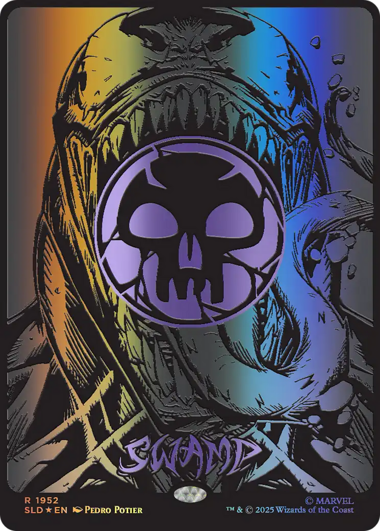 Swamp (1952) (Raised Foil) [Secret Lair Drop Series] | Exor Games Bridgewater