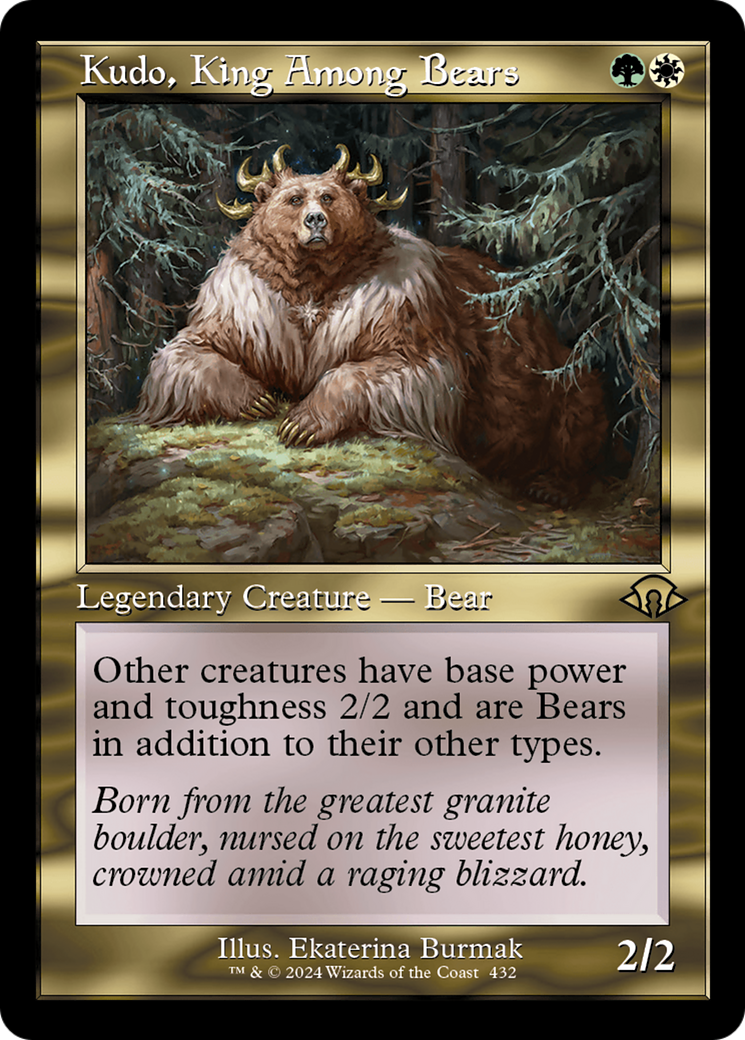 Kudo, King Among Bears (Retro) [Modern Horizons 3] | Exor Games Bridgewater